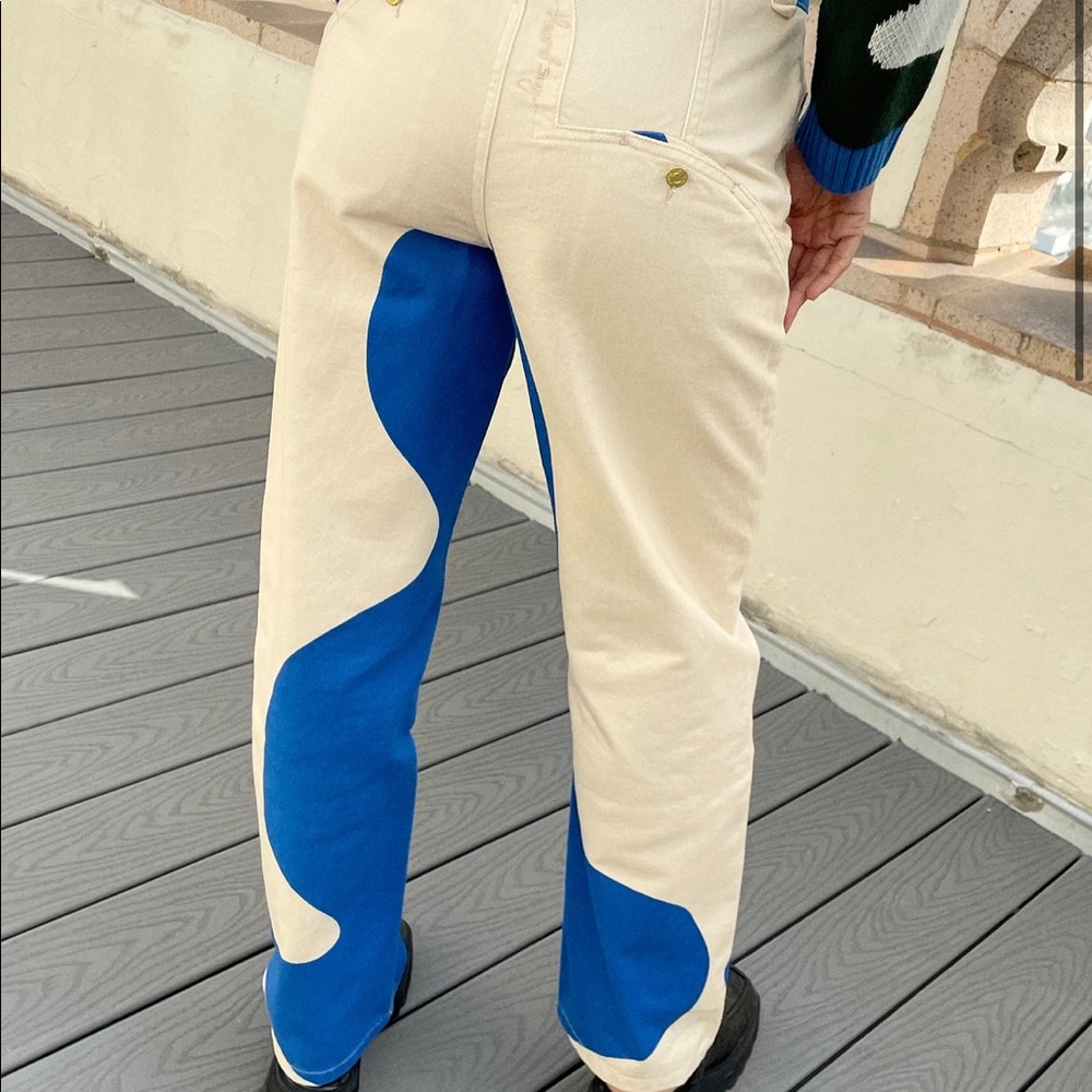 House of Sunny
Canvas Jessie, Klein Blue & Oat Milk. Size 6 NWT